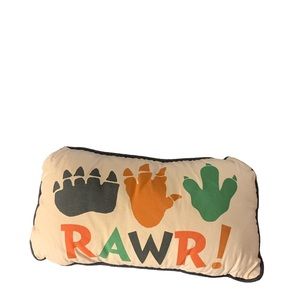 Hobby Lobby “Rawr” Dinosaur Prints Pillow